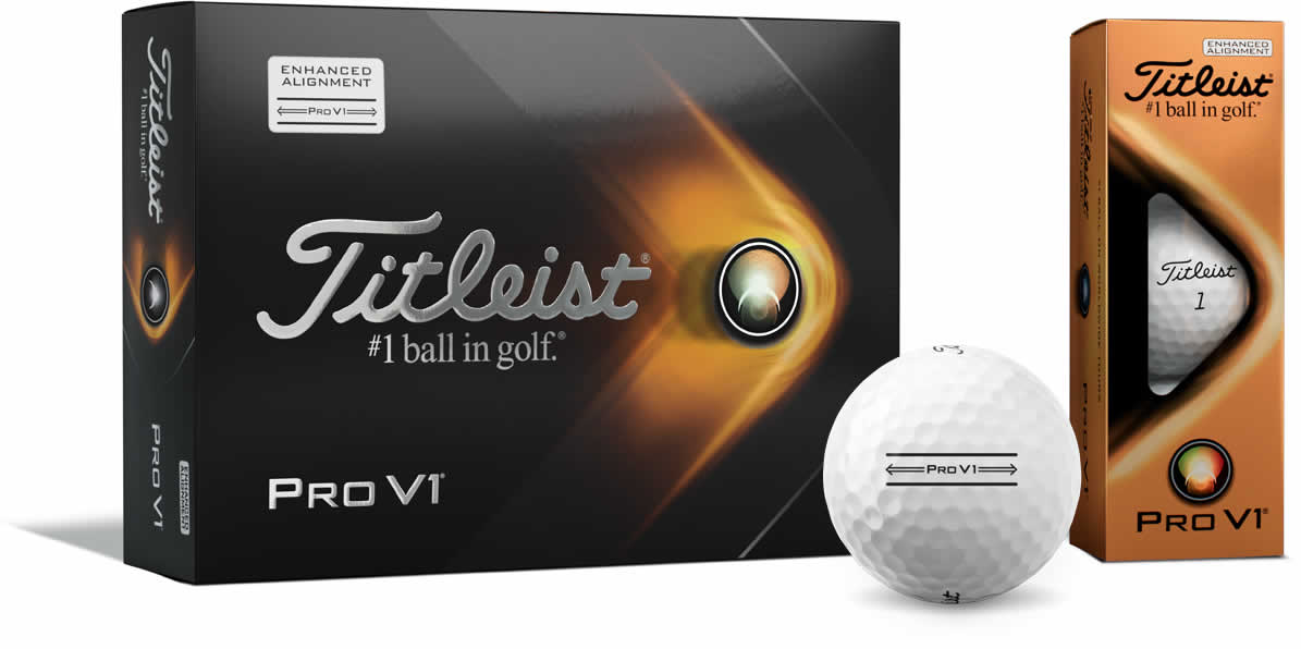 Titleist Pro V1 Golf Balls Enhanced Alignment 6938
